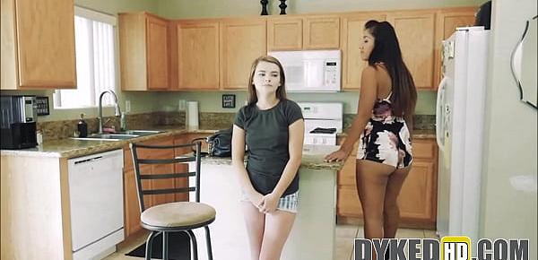 Two Teen Girl Roommates Fight Then Agree To Fuck